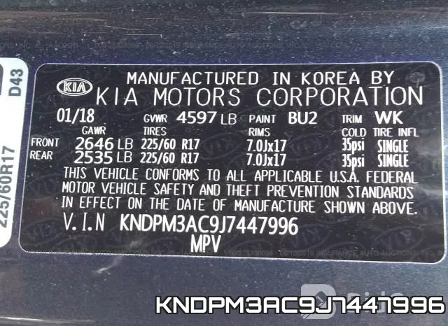 KNDPM3AC9J7447996 фото 10