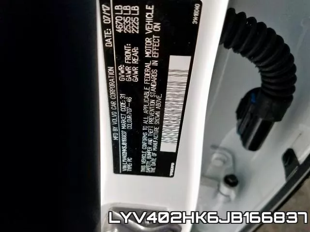 LYV402HK6JB166837 фото 2