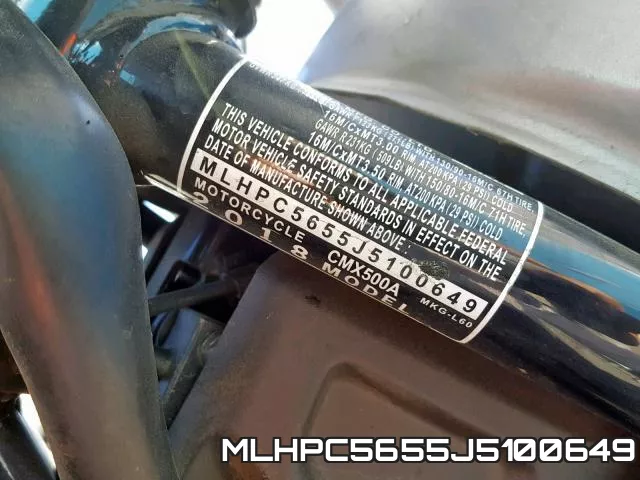MLHPC5655J5100649 фото 2