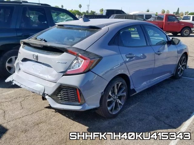 SHHFK7H40KU415343 фото 5