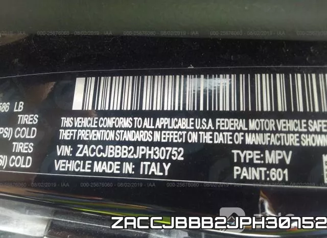 ZACCJBBB2JPH30752 фото 10