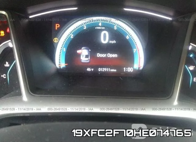 19XFC2F70HE074765 фото 8