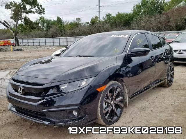 19XFC2F83KE028198 фото 3