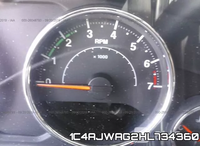 1C4AJWAG2HL734360 фото 8