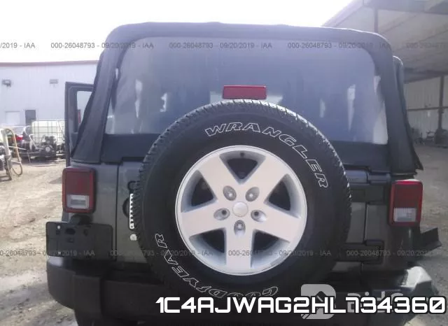 1C4AJWAG2HL734360 фото 9