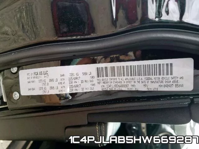 1C4PJLAB5HW669287 фото 2