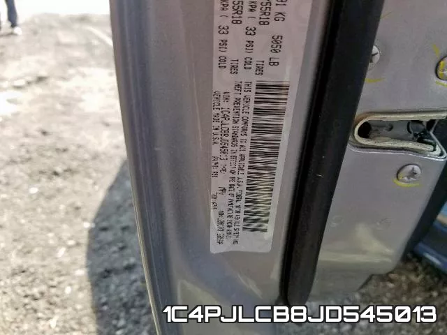 1C4PJLCB8JD545013 фото 2