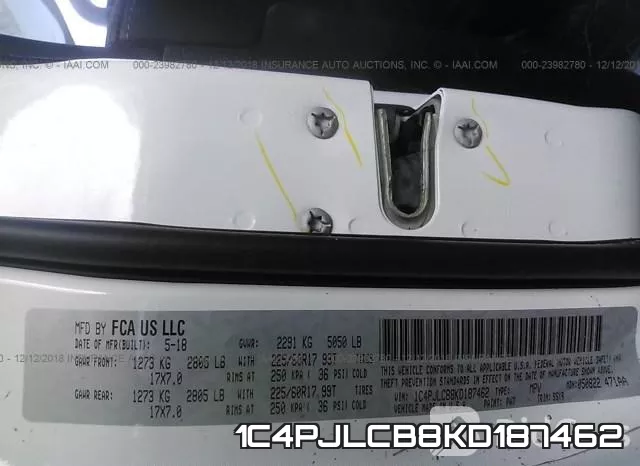 1C4PJLCB8KD187462 фото 10