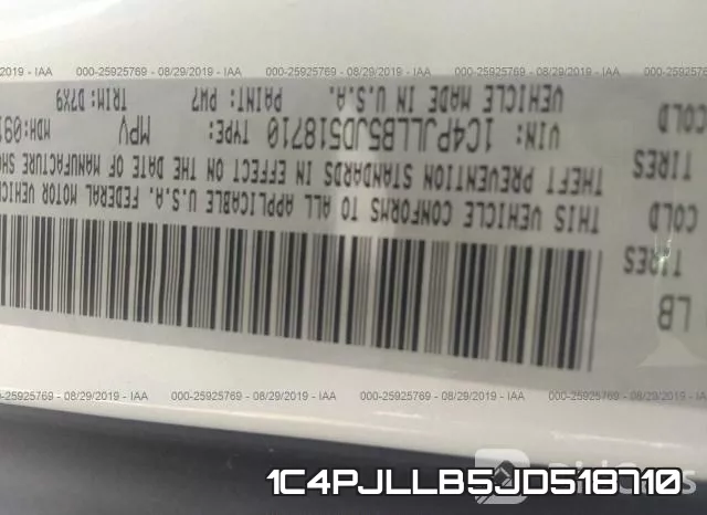 1C4PJLLB5JD518710 фото 10