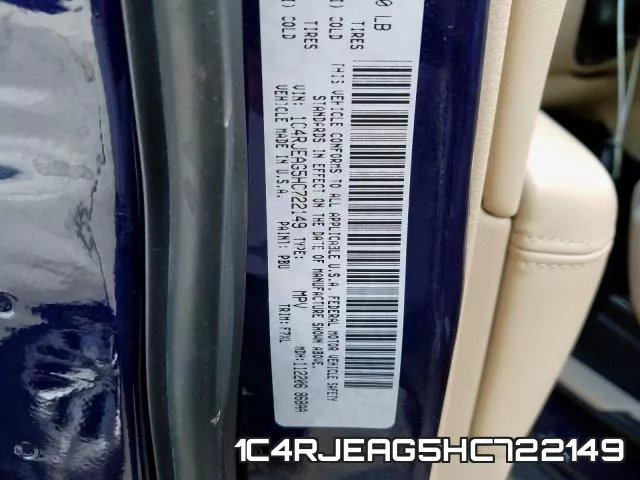 1C4RJEAG5HC722149 фото 2