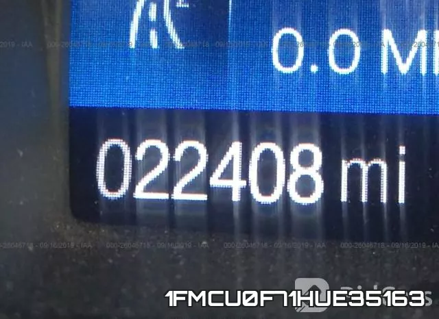 1FMCU0F71HUE35163 фото 8