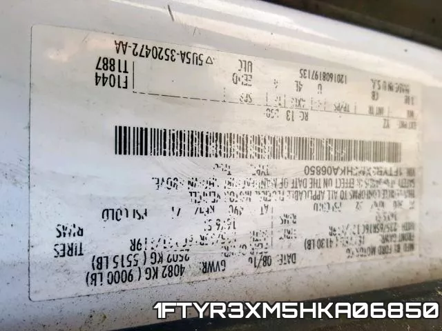 1FTYR3XM5HKA06850 фото 2