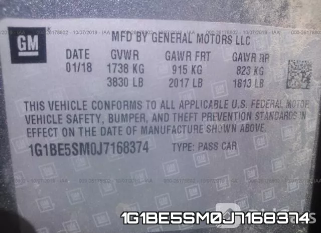 1G1BE5SM0J7168374 фото 10