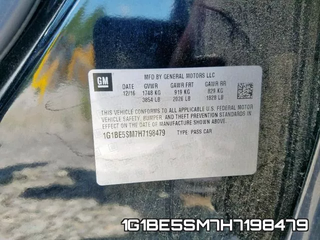 1G1BE5SM7H7198479 фото 2