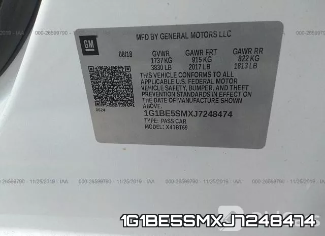 1G1BE5SMXJ7248474 фото 10