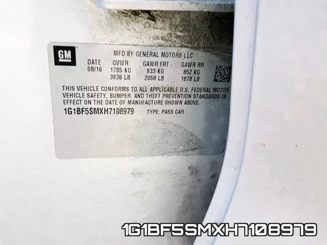 1G1BF5SMXH7108979 фото 2