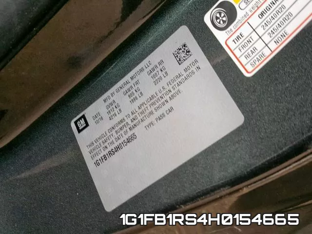 1G1FB1RS4H0154665 фото 2