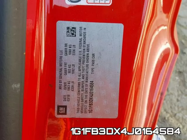 1G1FB3DX4J0164584 фото 2