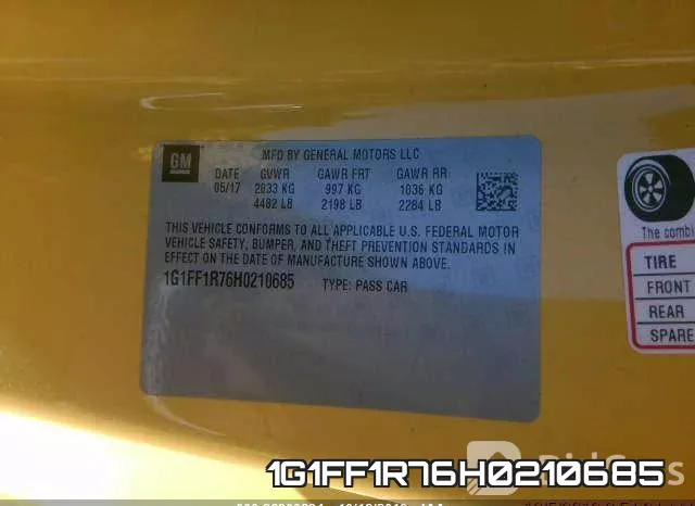 1G1FF1R76H0210685 фото 3