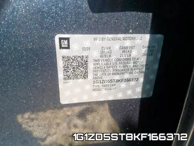 1G1ZD5ST8KF166372 фото 2