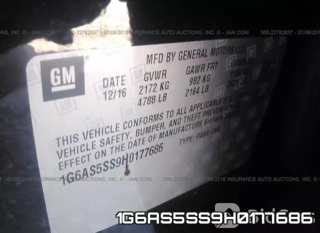 1G6AS5SS9H0177686 фото 10
