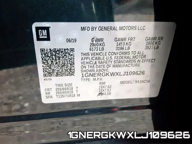 1GNERGKWXLJ109626 фото 2