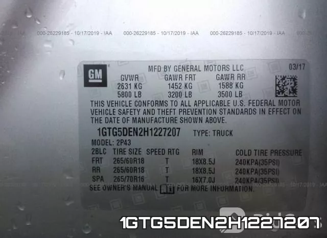 1GTG5DEN2H1227207 фото 10