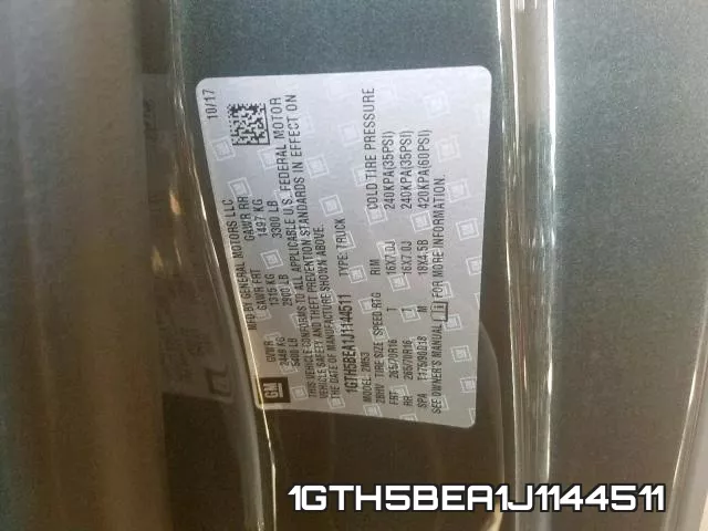 1GTH5BEA1J1144511 фото 2