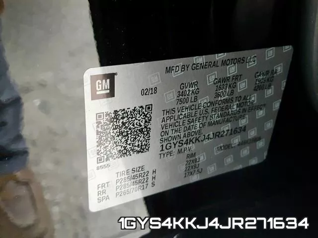 1GYS4KKJ4JR271634 фото 2