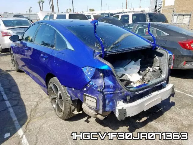 1HGCV1F30JA071363 фото 4
