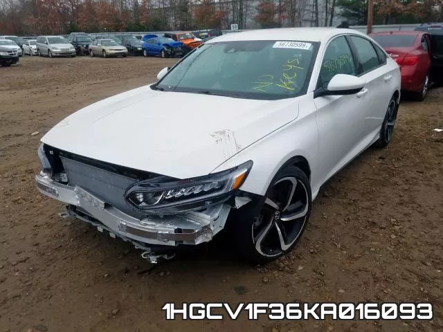 1HGCV1F36KA016093 фото 3