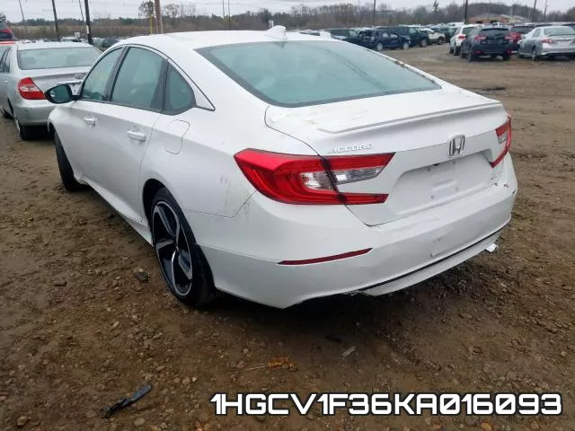 1HGCV1F36KA016093 фото 4