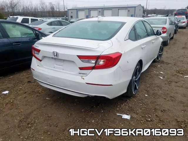 1HGCV1F36KA016093 фото 5