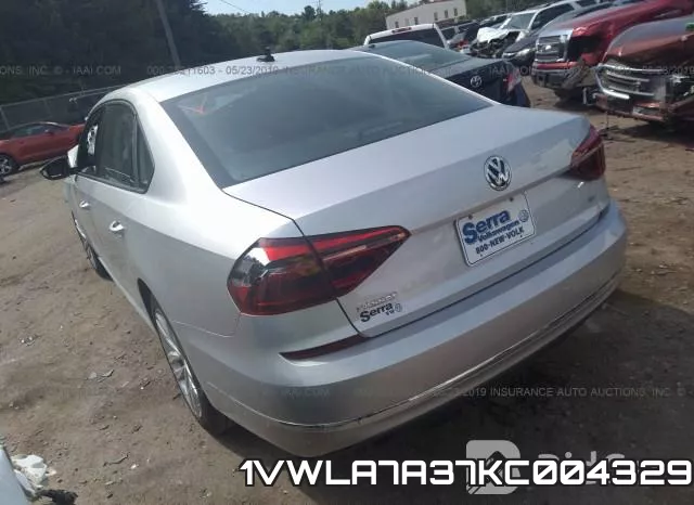 1VWLA7A37KC004329 фото 4