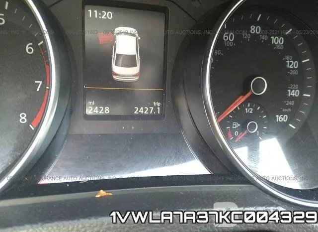 1VWLA7A37KC004329 фото 8