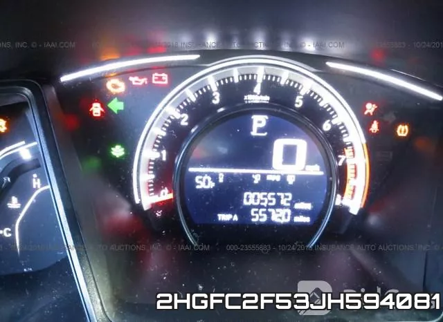 2HGFC2F53JH594081 фото 8