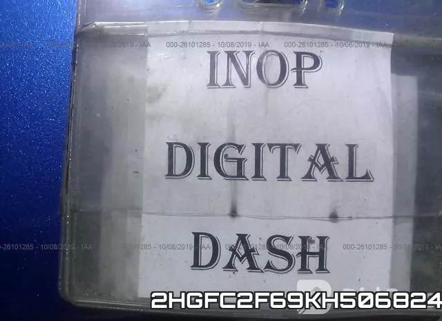 2HGFC2F69KH506824 фото 7