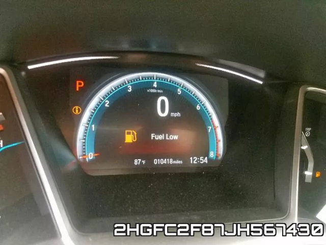 2HGFC2F87JH567430 фото 9