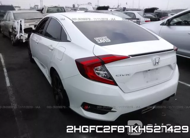 2HGFC2F87KH527429 фото 4