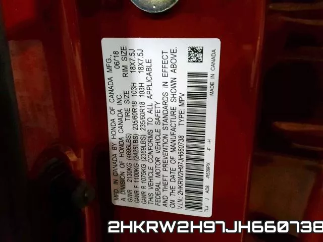 2HKRW2H97JH660738 фото 2