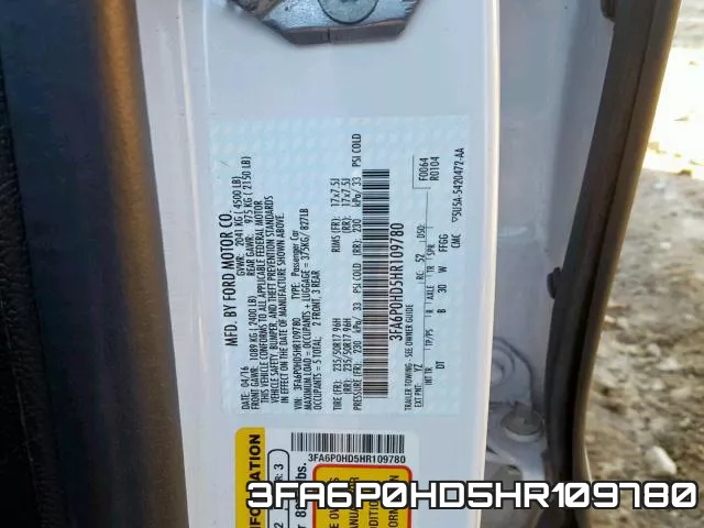 3FA6P0HD5HR109780 фото 2