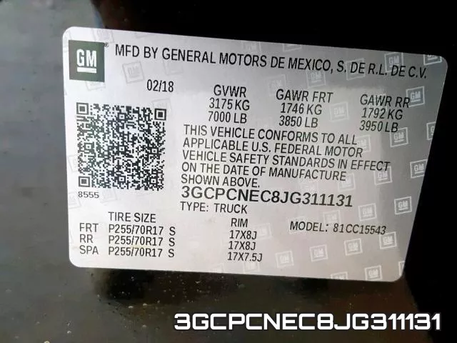 3GCPCNEC8JG311131 фото 2