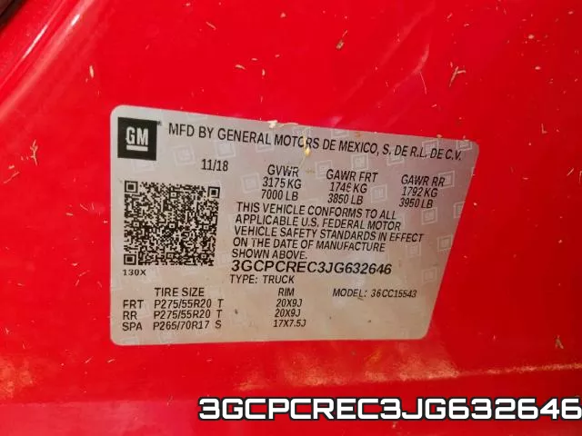 3GCPCREC3JG632646 фото 2