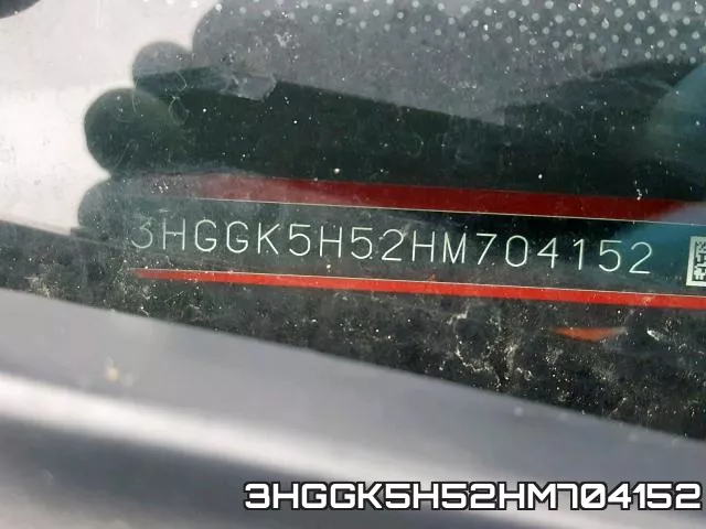 3HGGK5H52HM704152 фото 2