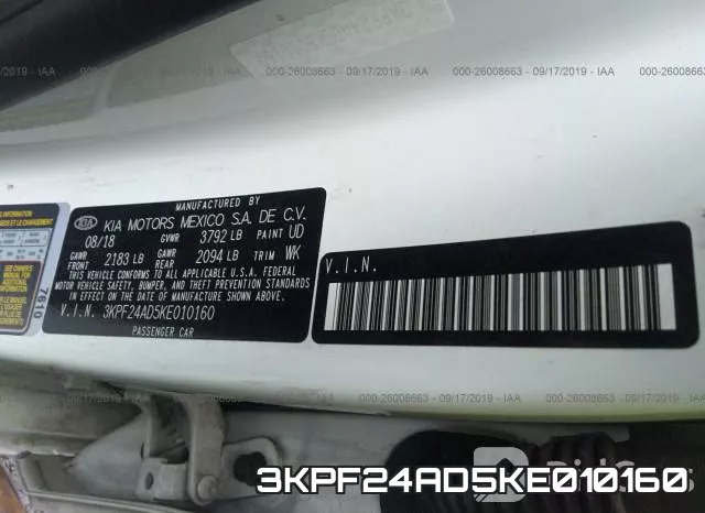 3KPF24AD5KE010160 фото 10