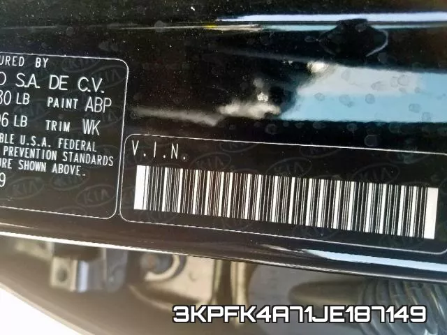 3KPFK4A71JE187149 фото 2