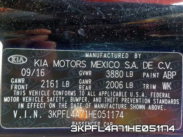 3KPFL4A71HE051174 фото 2