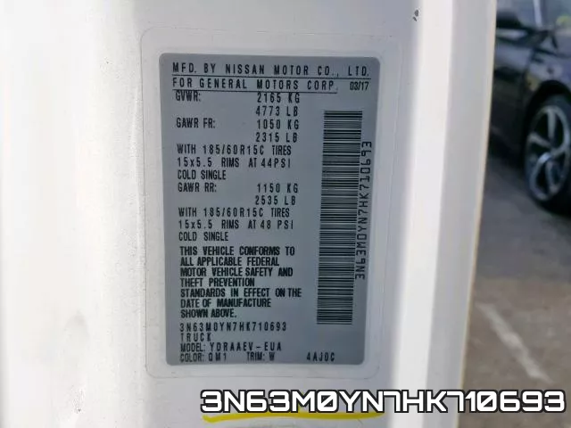 3N63M0YN7HK710693 фото 2