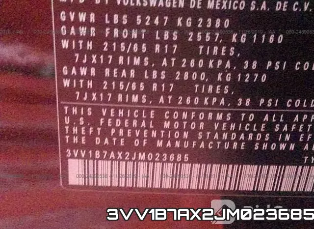 3VV1B7AX2JM023685 фото 10