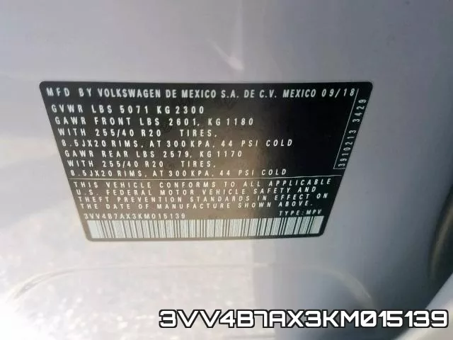 3VV4B7AX3KM015139 фото 2